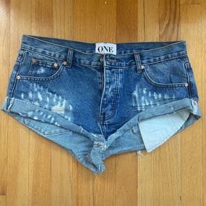 One Teaspoon Jean shorts Sz 29